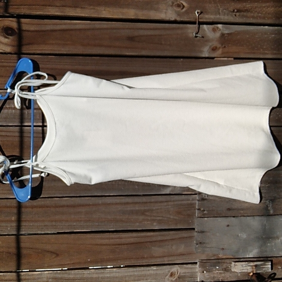 Nwt Cream Green Envelope Dress (S) - Picture 6 of 7